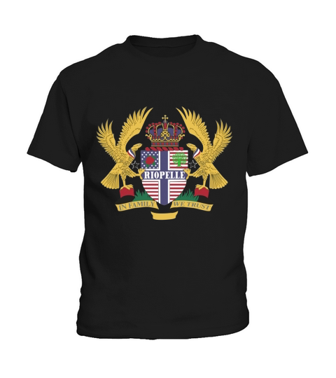 Riopelle Family Crest For American People - Riopelle Family T-Shirt, Hoodie, Sweatshirt Kids T-Shirt