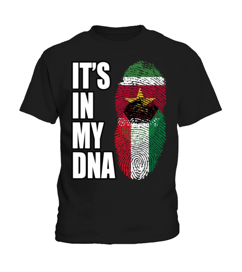 Surinamese And Kuwaiti Vintage Heritage DNA Flag Kids T-Shirt