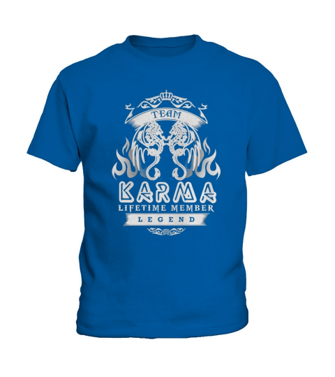 Team Karma Lifetime Member Kids T-Shirt