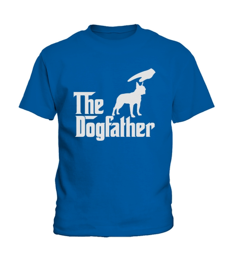 The Dogfather Boston terrier Kids T-Shirt