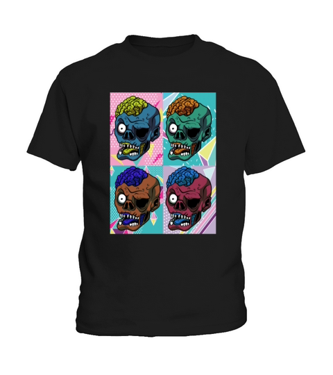 Zombie 90s Style Kids T-Shirt