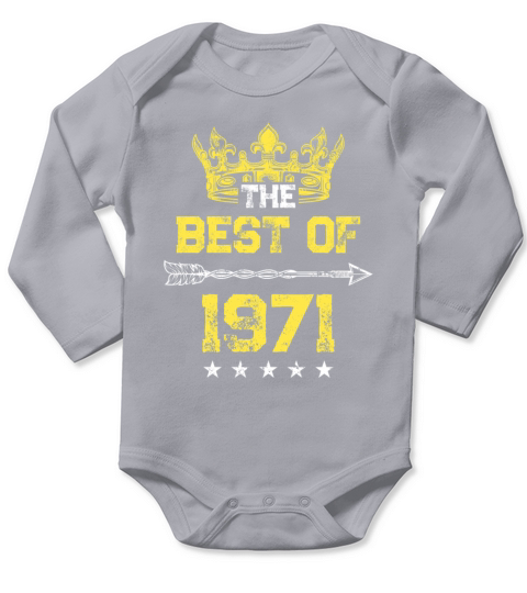 1971 best of birthday Long Sleeve Baby One-Piece