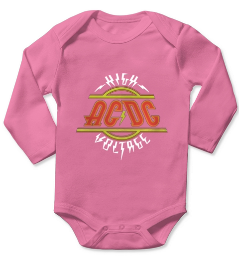 ACDC - High Voltage T-Shirt Long Sleeve Baby One-Piece