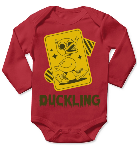Duckling design Long Sleeve Baby One-Piece