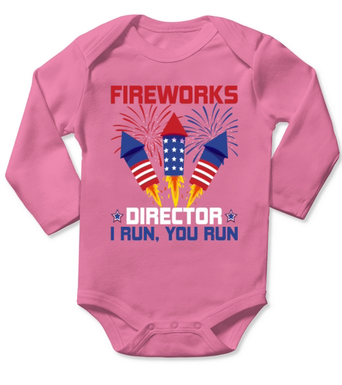 Fireworks Director Long Sleeve Baby One-Piece