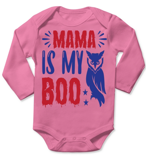 Mama is my boo Halloween 2022 Long Sleeve Baby One-Piece