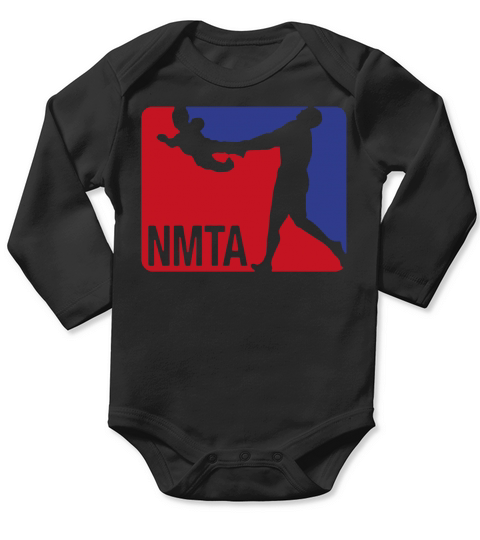 National Midget Tossing Association Funny Long Sleeve Baby One-Piece