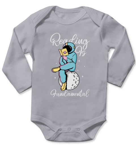 Reading Is Fundamental Long Sleeve Baby One-Piece