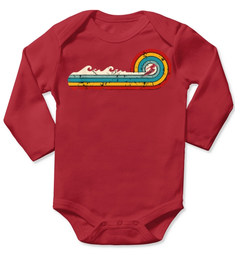 Retro Vintage Family Vacation 2022 Texas Galveston Long Sleeve Baby One-Piece