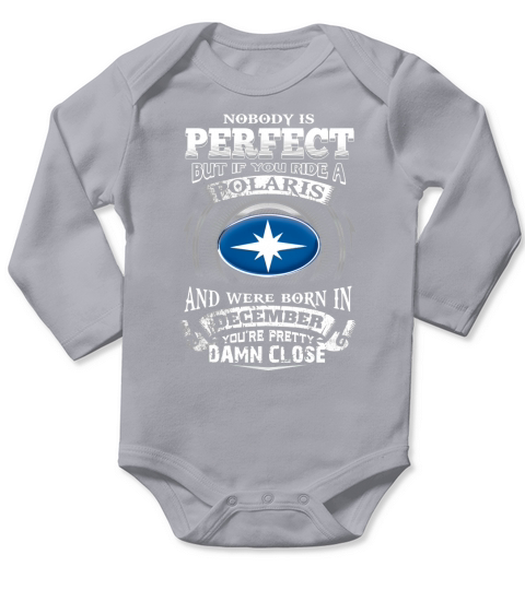 RIDE A POLARIS DECEMBER Long Sleeve Baby One-Piece