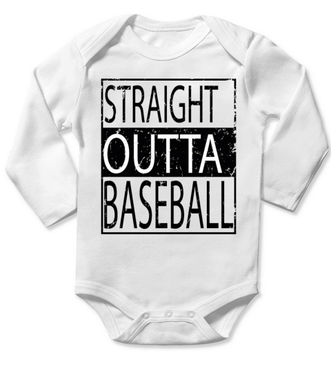 Skijoring Saying funny Long Sleeve Baby One-Piece