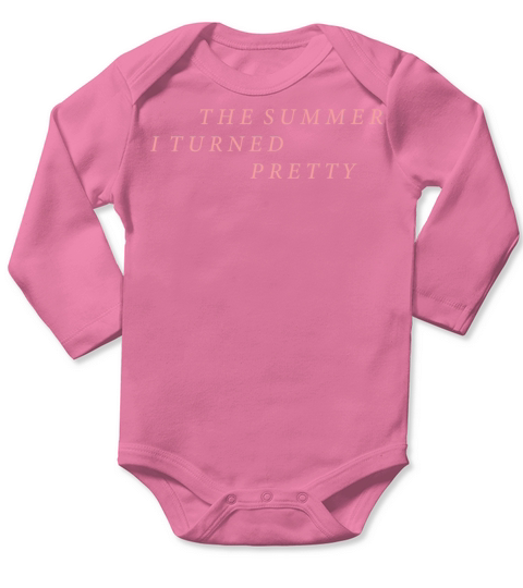 The Summer I Turned Pretty Long Sleeve Baby One-Piece