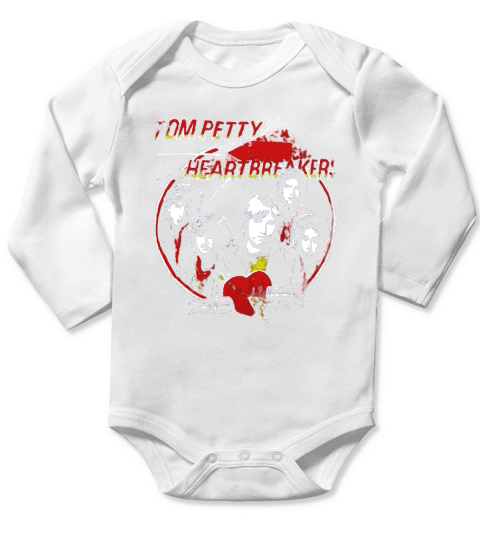 Tom Petty The Hearbreaker Long Sleeve Baby One-Piece