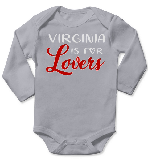 Virginia is For Lovers Long Sleeve Baby One-Piece
