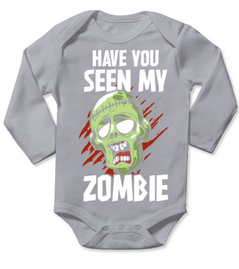 Zombie Zombies Scary Long Sleeve Baby One-Piece