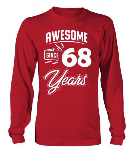 68th Birthday Gift Birthday Vintage April Long sleeved Unisex