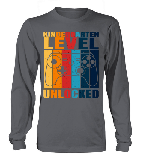 kindergarten level unlocked Back to School vintag Long sleeved Unisex