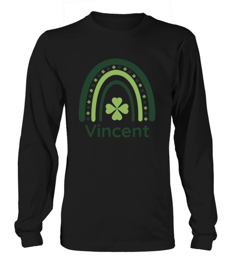 Vincent Clover Boho Rainbow Long sleeved Unisex