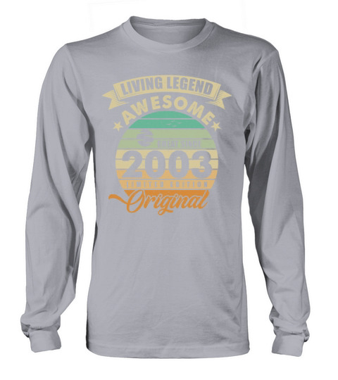 Vintaga 2003 Birthday Long sleeved Unisex
