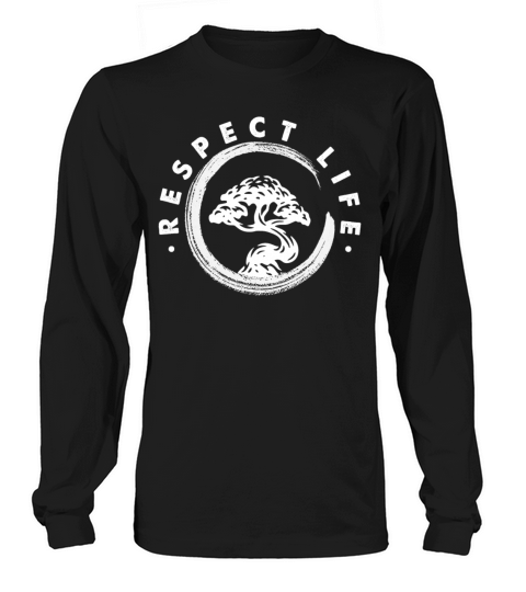 Zen Circle with Bonsai Tree Long sleeved Unisex