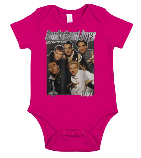 Backstreet Boys Backstreets Back 1997 Short Sleeve Baby One-Piece