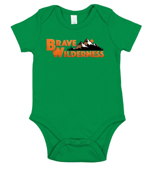 brave wilderness T-Shirt Short Sleeve Baby One-Piece