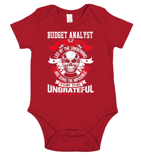 BUDGET ANALYST Short Sleeve Baby One-Piece