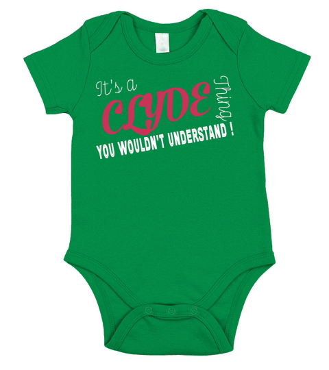 Clyde Its Clyde Thing - TeeForClyde Short Sleeve Baby One-Piece