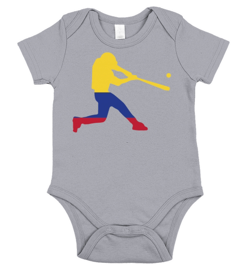Colombia Baseball Team Short Sleeve Baby One-Piece