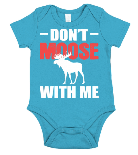 Dont Moose Huntsman Gift Short Sleeve Baby One-Piece