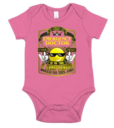 EMERGENCY DOCTOR Do This Job New Short Sleeve Baby One-Piece