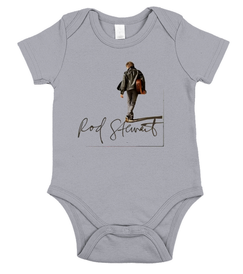 FC Rock and Pop Star Rod Stewart Short Sleeve Baby One-Piece