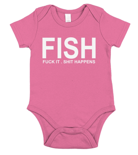 FISH Short Sleeve Baby One-Piece