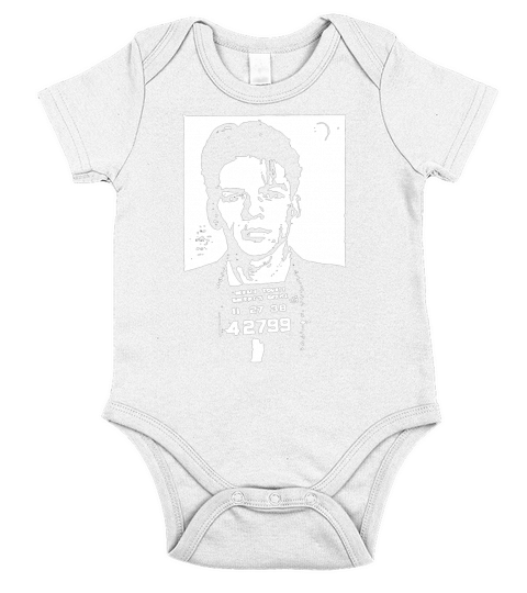 Frank Sinatra Mugshot men Short Sleeve Baby One-Piece