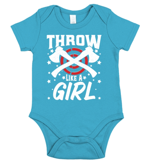 Funny Axe Thrower Throwing Ax Lover Short Sleeve Baby One-Piece
