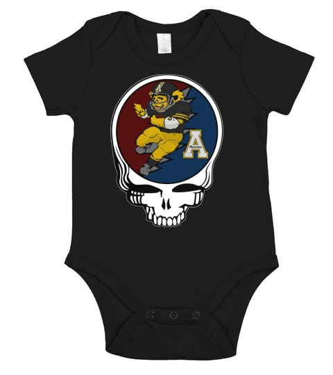 GratefulDead Appalachian State Mountaineers Short Sleeve Baby One-Piece
