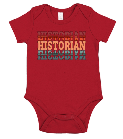 Historian Retro Historical Researchers Historians Short Sleeve Baby One-Piece