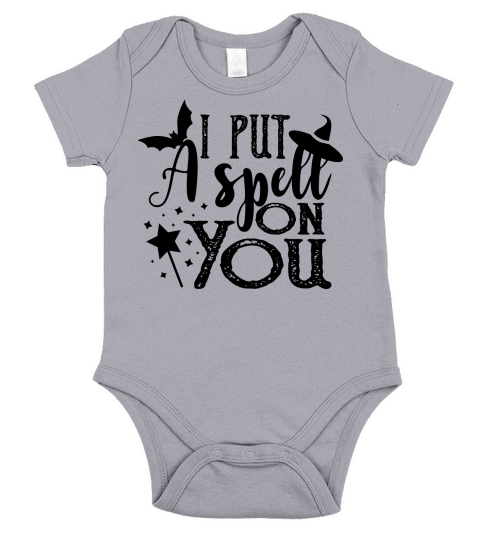 I put a spell on you Short Sleeve Baby One-Piece