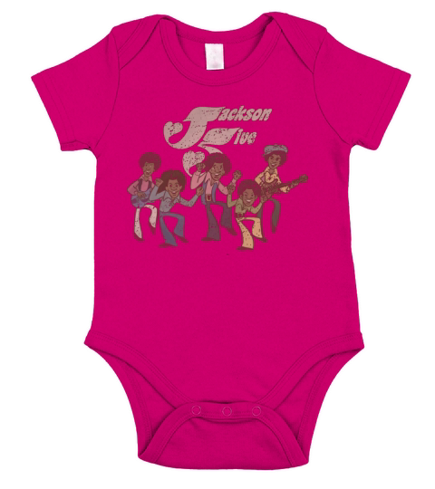 JACKSON FIVE Short Sleeve Baby One-Piece