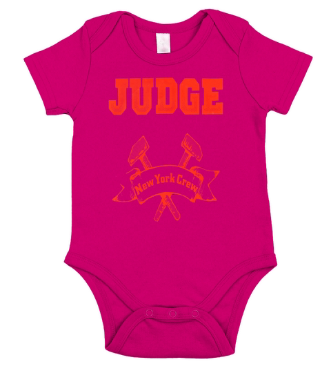 judge new york crew Short Sleeve Baby One-Piece