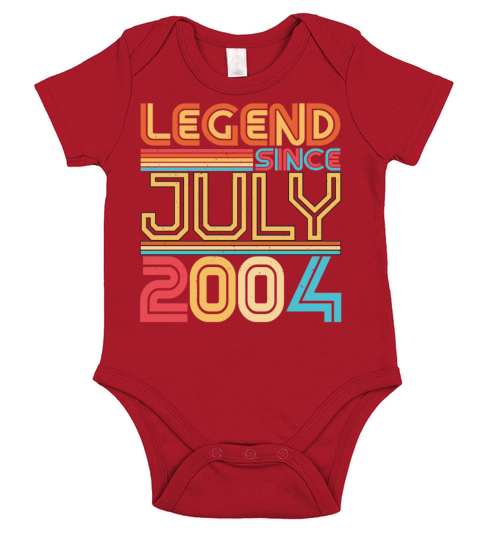 July 2004 Finally 18 Short Sleeve Baby One-Piece