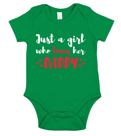 Just A Girl Who Loves Her Daddy Short Sleeve Baby One-Piece