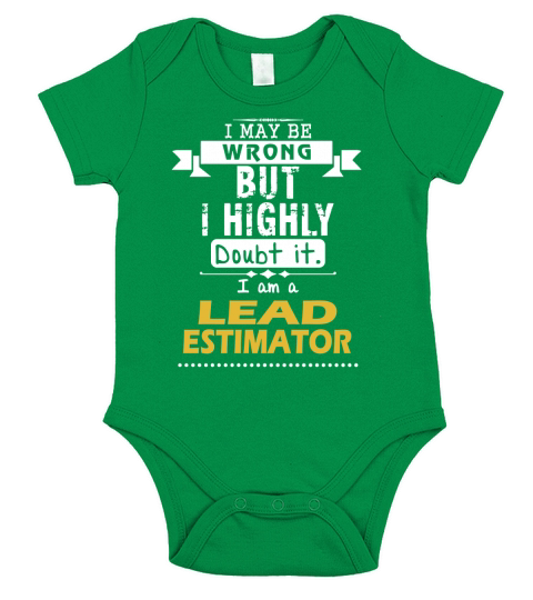 LEAD ESTIMATOR Doubt It Short Sleeve Baby One-Piece
