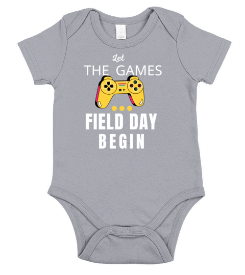 Let The Games Field Day Begin Short Sleeve Baby One-Piece