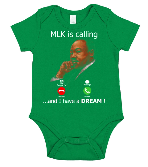 MLK is Calling Short Sleeve Baby One-Piece