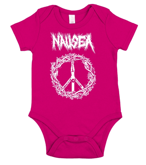 Nausea Band Tshirt Short Sleeve Baby One-Piece