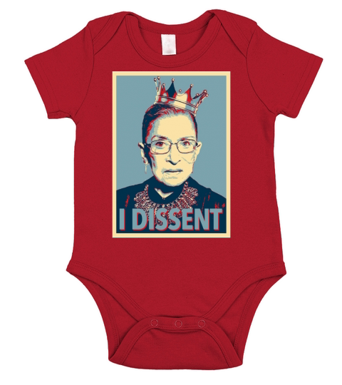 Notorious RBG - I Dissent Short Sleeve Baby One-Piece