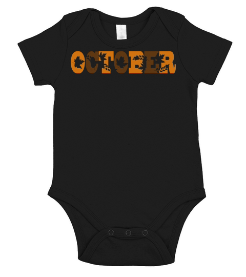OCTOBER Short Sleeve Baby One-Piece