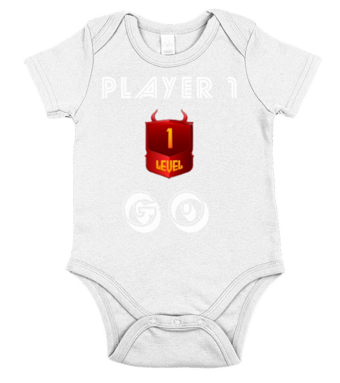 Player 1 GO Short Sleeve Baby One-Piece