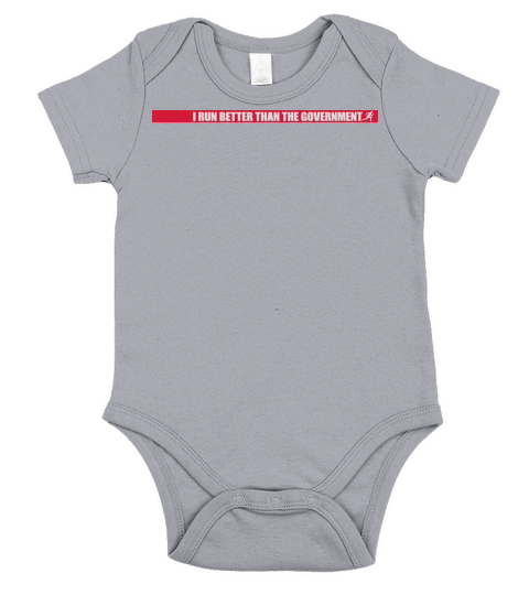 run better than government Short Sleeve Baby One-Piece